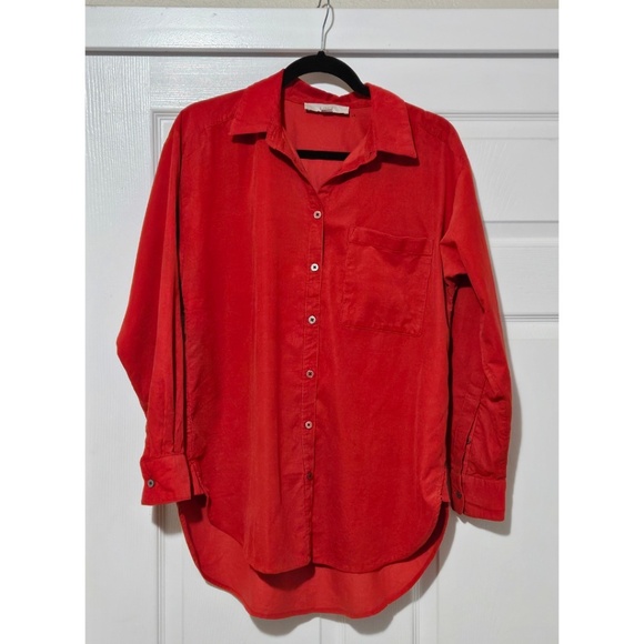 LOFT Corduroy Shirt Small - Picture 2 of 3